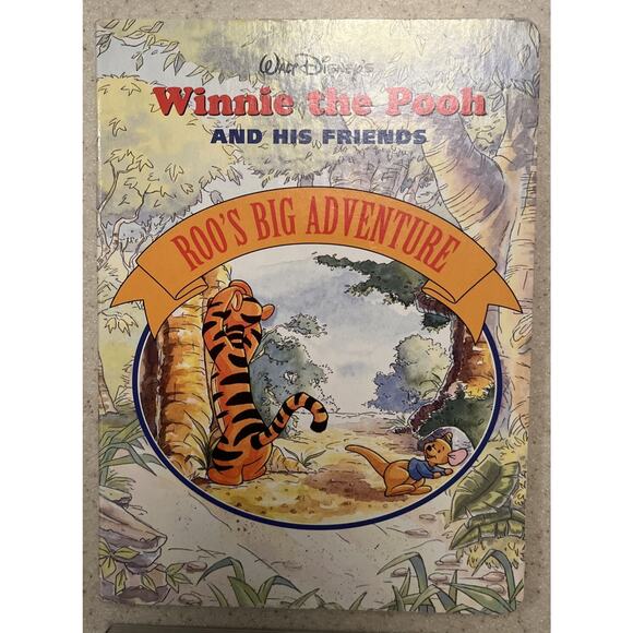 Walt Disney's Winnie the Pooh and His Friends 4 Board Book Set Tigger Piglet Roo - Picture 4 of 9